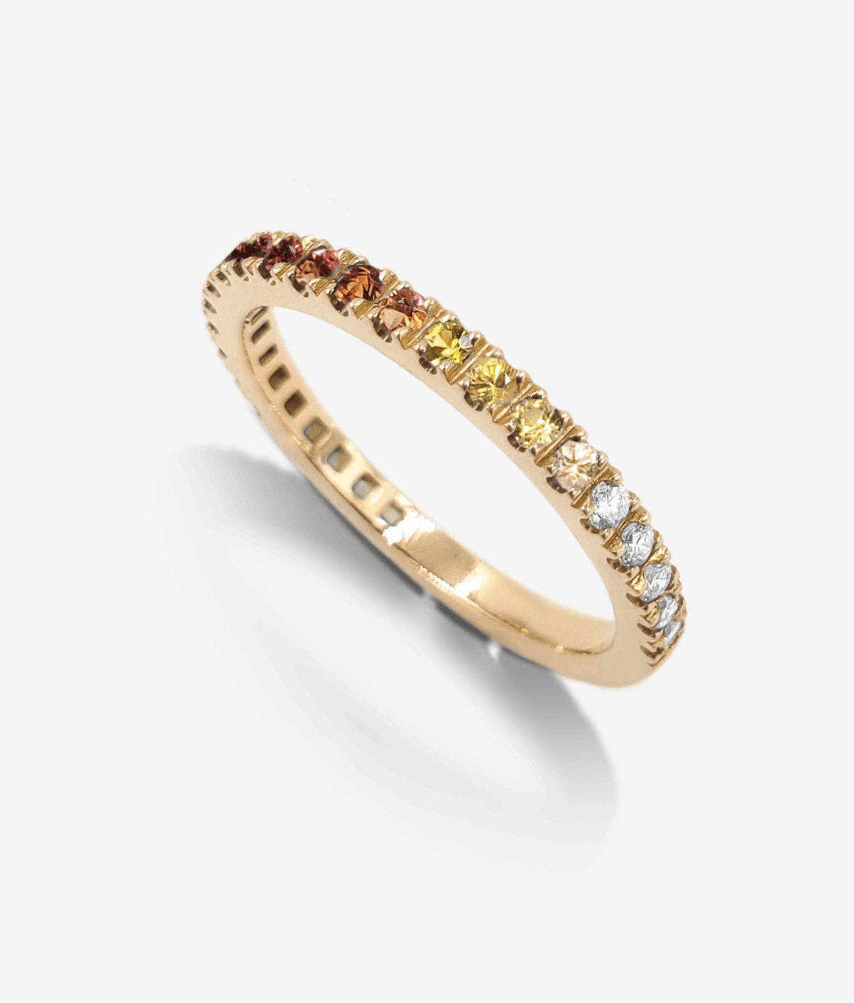 BAGUE PM NUANCE DE JAUNES